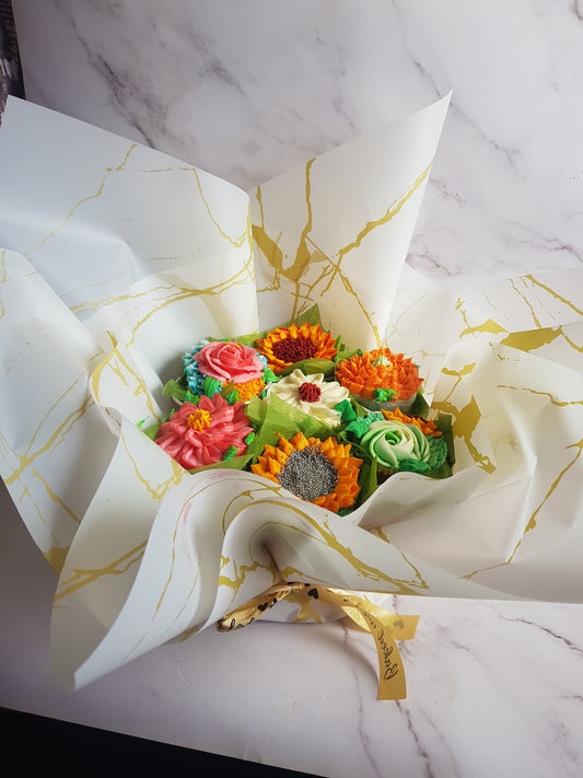 Eggless 7 Cupcake Bouquet